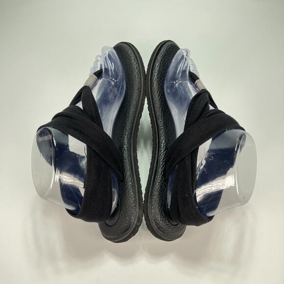 Sanuk Yoga Sling 2 Black Comfortable Casual Sandals SWS10001 Women's Size 7 - Picture 7 of 9